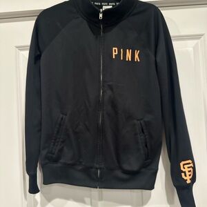 Victoria's Secret SF Giants Black Zip-Up Jacket